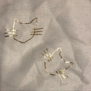 Charming Charlie’s cat scarf. New with tags.